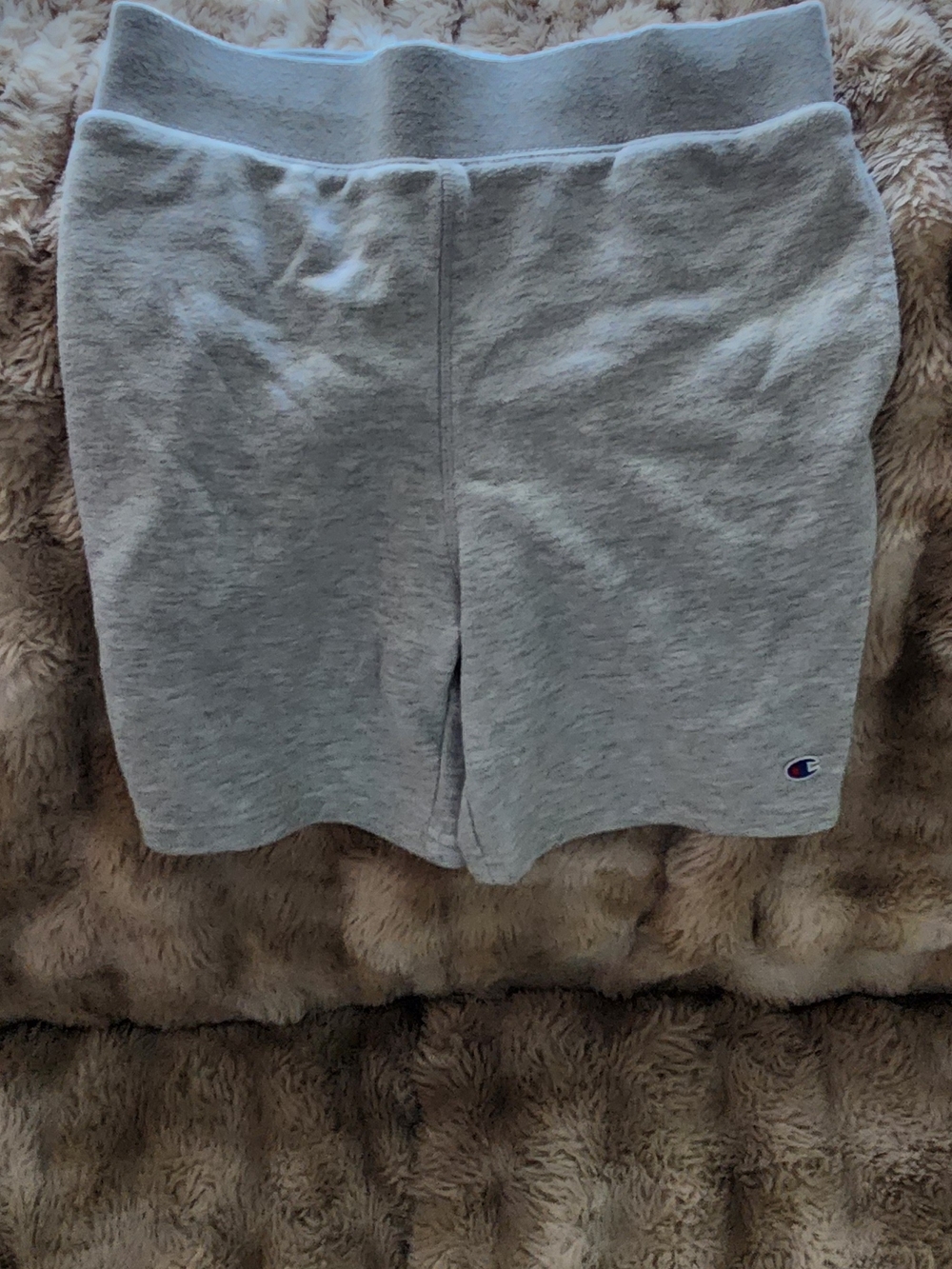Champion Boys Size Medium 10/12 Grey Fleece Shorts